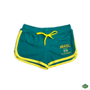 Short Bordado Feminino Vintage Curto